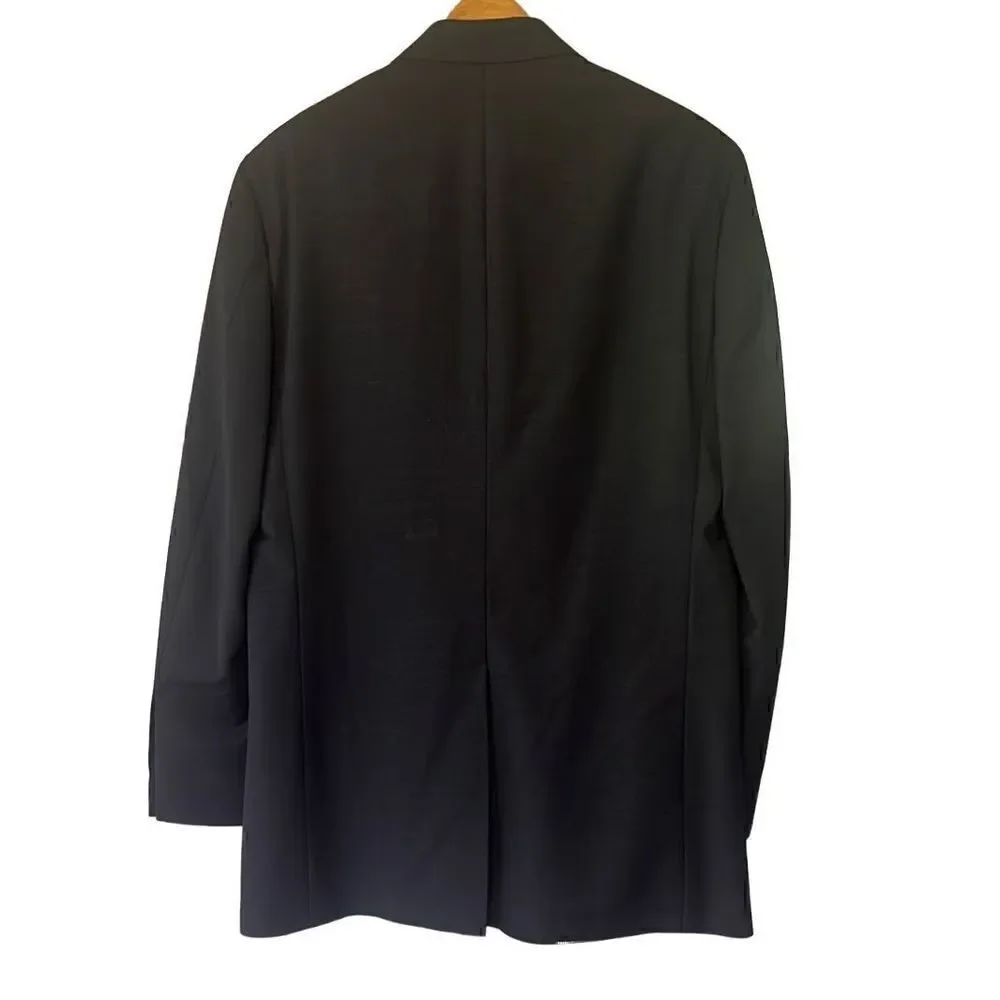Brooks Brothers Explorer Madison Fit Suit Blazer Jacket 40L Wool Blend Charcoal
